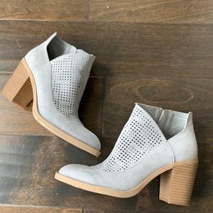 Dolce Vita Grey Ankle Boots